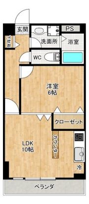 煉瓦館シャトルVIIの間取り画像