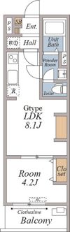 リブリ・フェリス鹿島の間取り画像