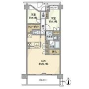 コスモ町屋ロイヤルフォルムの間取り画像