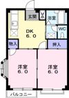 エルディム花月の間取り画像
