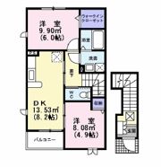 サンライズ八幡山の間取り画像
