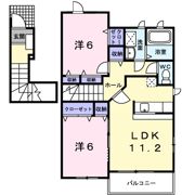 シャルマン・ドミール Ⅰの間取り画像