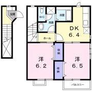 ハイツ友舞Ⅴの間取り画像