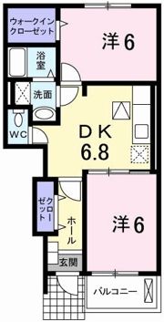 セゾン ジェルメの間取り画像