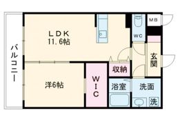 COLAS MIFUNE EAST（コラスミフネイースト）の間取り画像