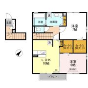 グリーンフィールド Aの間取り画像