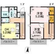コーラル Bの間取り画像