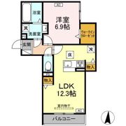 D-Hills中田町の間取り画像