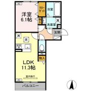 D-Hills中田町の間取り画像