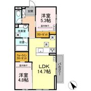 パルミエ Ⅱの間取り画像
