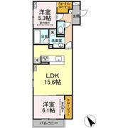 パルミエ Ⅱの間取り画像
