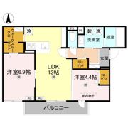 RETORIA瓦口EASTの間取り画像