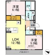 メゾン梅木の間取り画像
