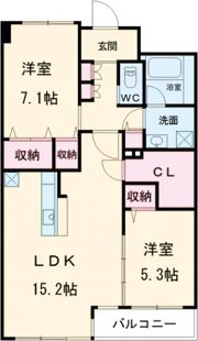 bloom桜町の間取り画像