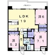 レイ・クレストの間取り画像
