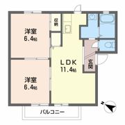 ガーデンハイツ・古谷＊Dの間取り画像