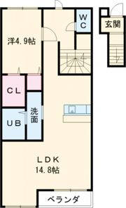 ブルーパレスの間取り画像