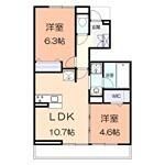 アジュールsの間取り画像