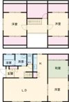 中村貸家の間取り画像