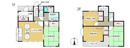 牛沼岩田邸貸家の間取り画像