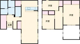 高浜台戸建の間取り画像