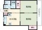 金池マンションB棟の間取り画像