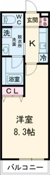 Feliz Court日根野の間取り画像