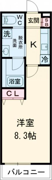 Feliz Court日根野の間取り画像