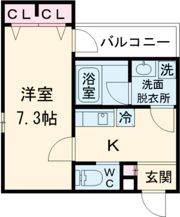 Feliz Court日根野の間取り画像