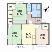サンパレス道幸の間取り画像
