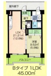 コンフォルテ・ヴォレ春日の間取り画像