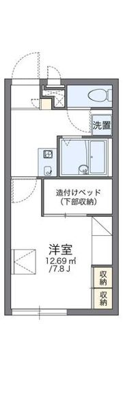 レオパレスSHIMADA壱番館の間取り画像