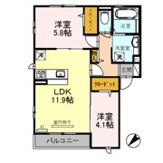 フェリーチェの間取り画像