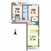 ローズガーデン三上の間取り画像