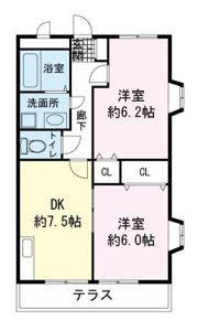 サン・ヒルズUnoの間取り画像
