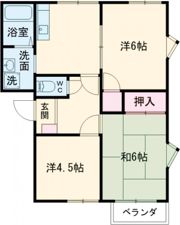 フレグランス秋留台の間取り画像