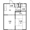 ハイツカサイの間取り画像