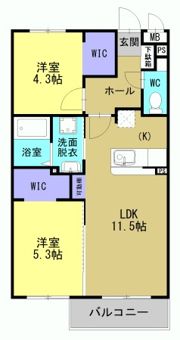 ARTH平松の間取り画像
