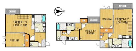 スマイルフラワー野芥の間取り画像