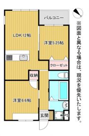 ファミール小倉北の間取り画像