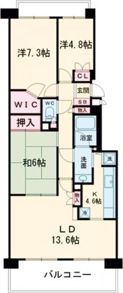 パーク・ハイム神戸熊内町の間取り画像