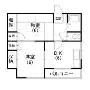 サンハイツ葉山の間取り画像
