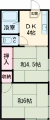 第二岡部荘の間取り画像