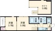 淀ヒルズの間取り画像