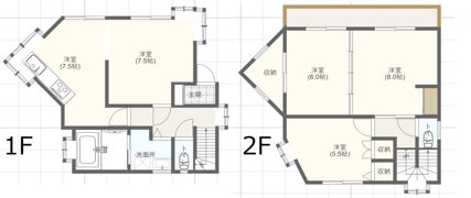 あきる野市平沢戸建の間取り画像