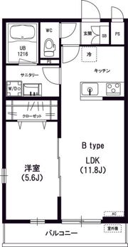 リブリ・LOTUSの間取り画像