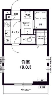 リブリ・シロヤマBの間取り画像