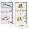 アプトメゾネット赤池の間取り画像