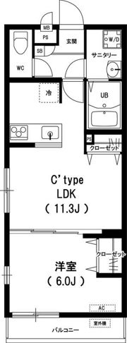 リブリ・chigasakiの間取り画像
