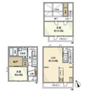 中央戸建の間取り画像
